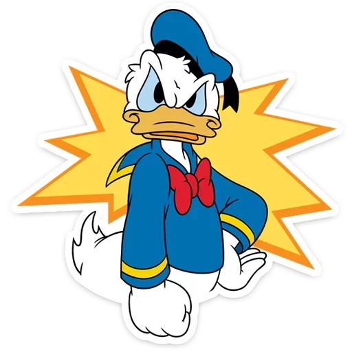 Donald and Daisy Duck Romance Stickers Telegram Sticker #23 - Donald and Daisy Duck Romance Stickers #23
