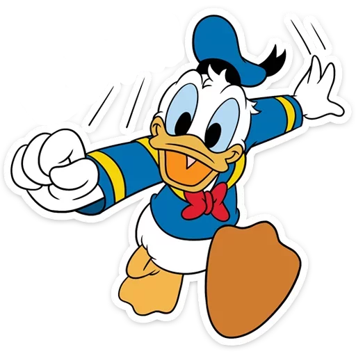 Donald and Daisy Duck Romance Stickers Telegram Sticker #24 - Donald and Daisy Duck Romance Stickers #24