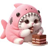 Double Akuli Emoji Telegram Sticker #9 - Double Akuli Emoji #9
