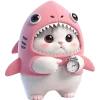 Double Akuli Emoji Telegram Sticker #13 - Double Akuli Emoji #13