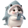 Double Akuli Emoji Telegram Sticker #20 - Double Akuli Emoji #20