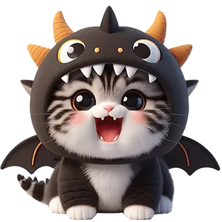 Dragon Costume Cat