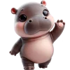 Dual Hippo 2 Emoji