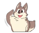 Eastern Timber Wolf Stickers