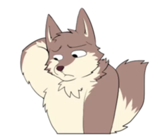 Eastern Timber Wolf Stickers Telegram Sticker #4 - Eastern Timber Wolf Stickers #4