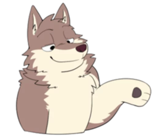 Eastern Timber Wolf Stickers Telegram Sticker #16 - Eastern Timber Wolf Stickers #16