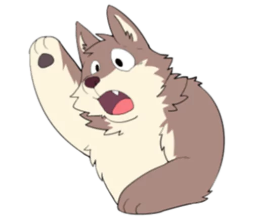 Eastern Timber Wolf Stickers Telegram Sticker #17 - Eastern Timber Wolf Stickers #17
