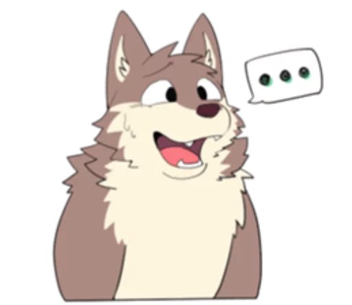 Eastern Timber Wolf Stickers Telegram Sticker #25 - Eastern Timber Wolf Stickers #25