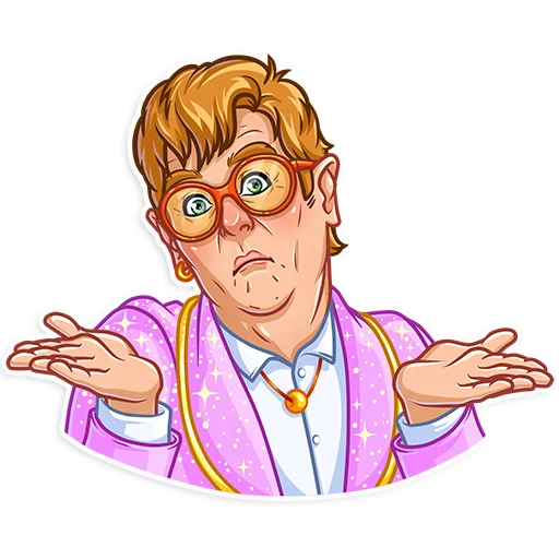 Elton John Telegram Sticker #14 - Elton John #14
