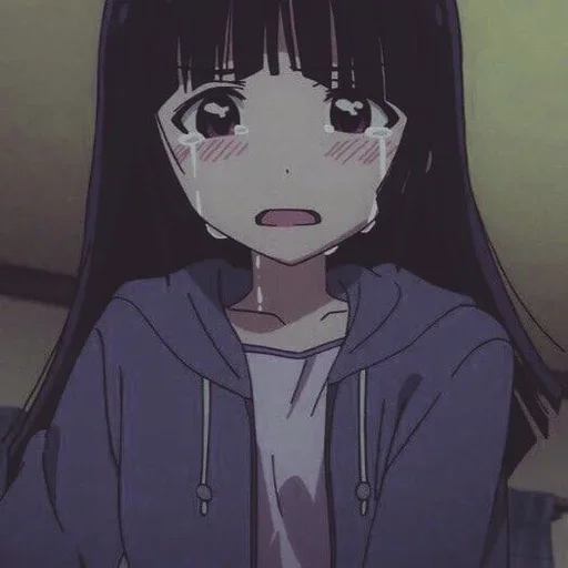 Sobbing Girl Telegram Sticker #17 - Sobbing Girl #17