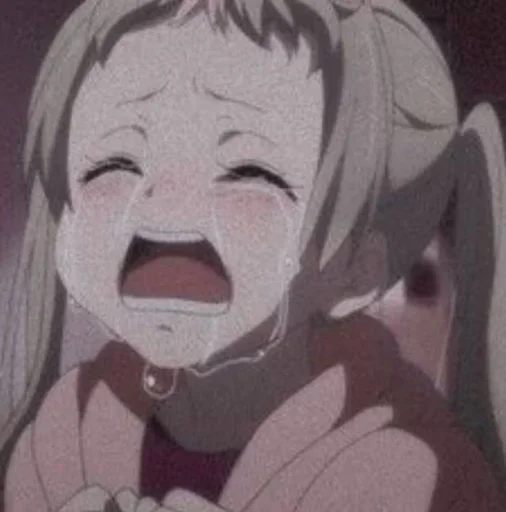 Sobbing Girl Telegram Sticker #24 - Sobbing Girl #24