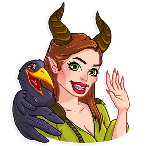 Maleficent Telegram Sticker #5 - Maleficent #5