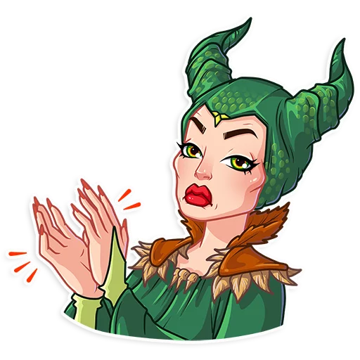 Maleficent Telegram Sticker #10 - Maleficent #10