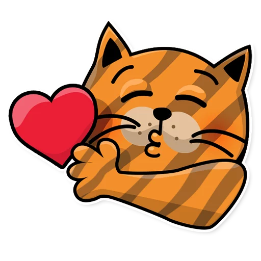 Fury Cat Stickers Telegram Sticker #15 - Fury Cat Stickers #15