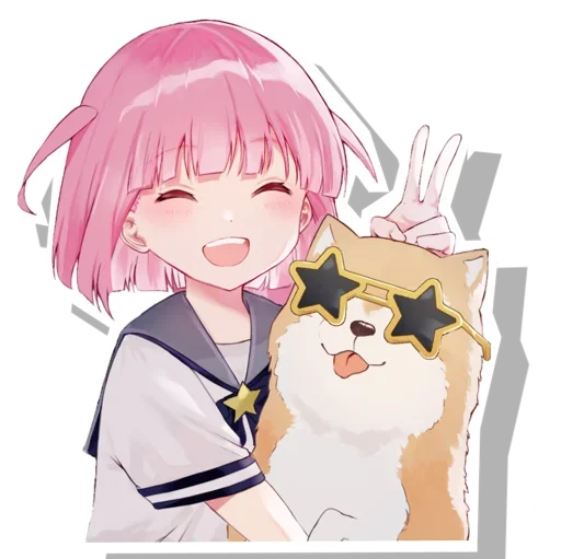 Futari Gotoh Telegram Sticker #19 - Futari Gotoh #19