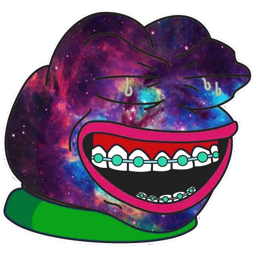 Galaxy Pepe Stickers Telegram Sticker #4 - Galaxy Pepe Stickers #4