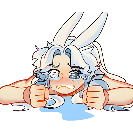 Cute Anime Girls Telegram Sticker #8 - Cute Anime Girls #8