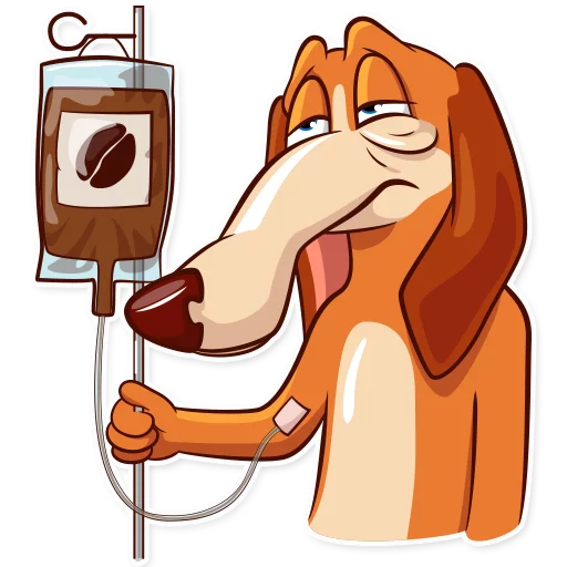 Good Boy Basset Hound Telegram Sticker #6 - Good Boy Basset Hound #6