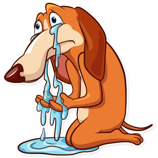 Good Boy Basset Hound Telegram Sticker #9 - Good Boy Basset Hound #9