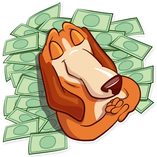 Good Boy Basset Hound Telegram Sticker #11 - Good Boy Basset Hound #11