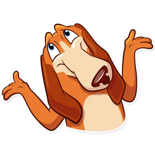 Good Boy Basset Hound Telegram Sticker #13 - Good Boy Basset Hound #13