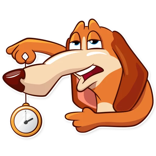 Good Boy Basset Hound Telegram Sticker #22 - Good Boy Basset Hound #22