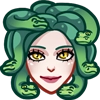 Medusa Stickers