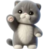 Cute Kitten Emoji Telegram Sticker #2 - Cute Kitten Emoji #2