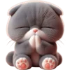 Cute Kitten Emoji Telegram Sticker #6 - Cute Kitten Emoji #6