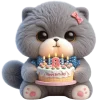 Cute Kitten Emoji Telegram Sticker #7 - Cute Kitten Emoji #7