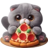 Cute Kitten Emoji Telegram Sticker #8 - Cute Kitten Emoji #8