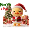 Grumpy Duck Emoji Telegram Sticker #3 - Grumpy Duck Emoji #3