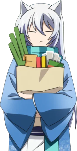 Gugure Kokkuri-san Fox Spirits Telegram Sticker #10 - Gugure Kokkuri-san Fox Spirits #10