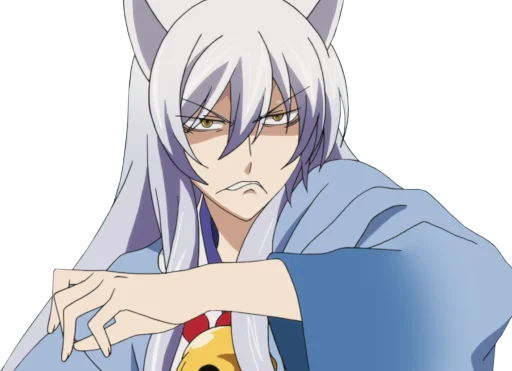 Gugure Kokkuri-san Fox Spirits Telegram Sticker #21 - Gugure Kokkuri-san Fox Spirits #21