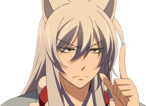 Gugure Kokkuri-san Fox Spirits Telegram Sticker #24 - Gugure Kokkuri-san Fox Spirits #24