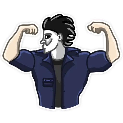 Halloween Michael Myers Telegram Sticker #22 - Halloween Michael Myers #22