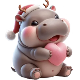 New Year Hippo Moo-Dueb
