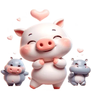 Hippo and Piggy
