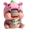 Hippos Dino Emoji Telegram Sticker #11 - Hippos Dino Emoji #11