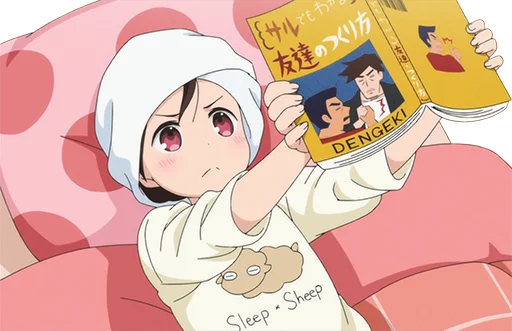Hitoribocchi No Marumaru Seikatsu Telegram Sticker #9 - Hitoribocchi No Marumaru Seikatsu #9
