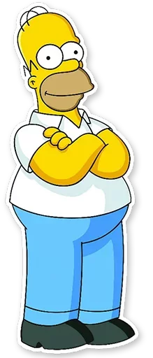 Homer Simpson Telegram Sticker #3 - Homer Simpson #3