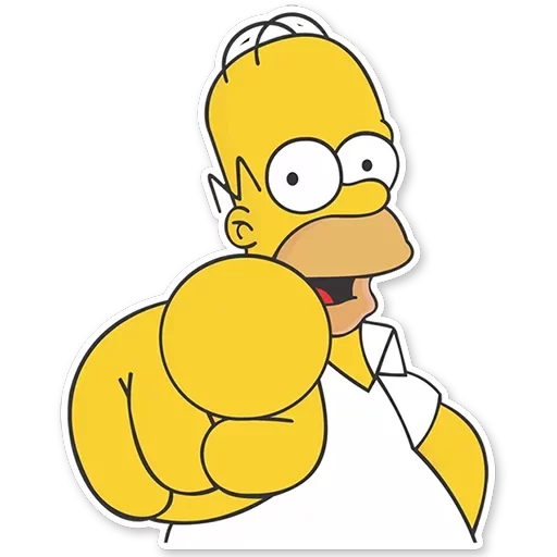 Homer Simpson Telegram Sticker #4 - Homer Simpson #4