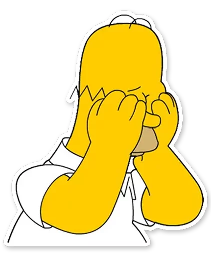 Homer Simpson Telegram Sticker #6 - Homer Simpson #6