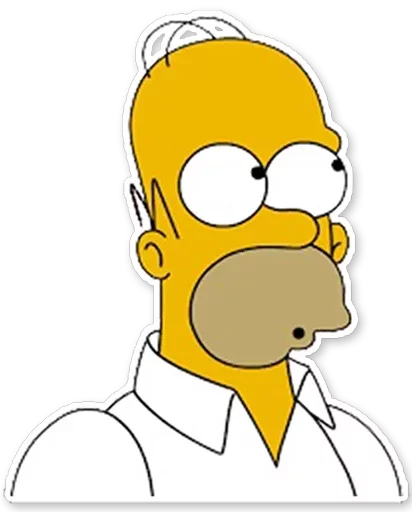 Homer Simpson Telegram Sticker #8 - Homer Simpson #8