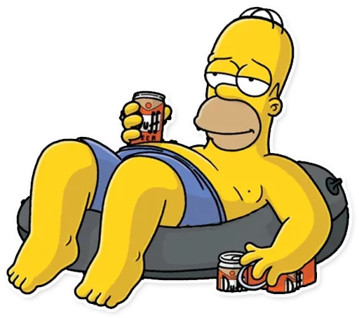 Homer Simpson Telegram Sticker #9 - Homer Simpson #9