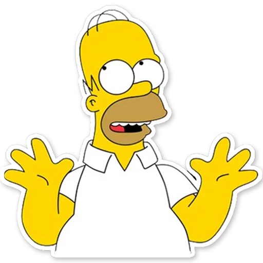 Homer Simpson Telegram Sticker #11 - Homer Simpson #11
