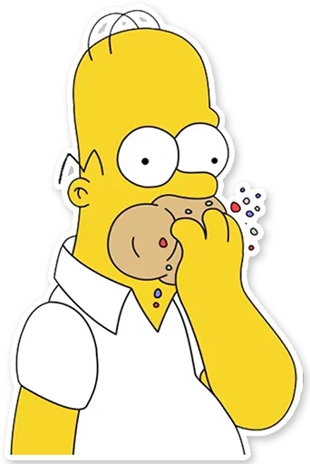 Homer Simpson Telegram Sticker #13 - Homer Simpson #13
