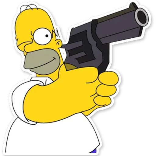 Homer Simpson Telegram Sticker #15 - Homer Simpson #15