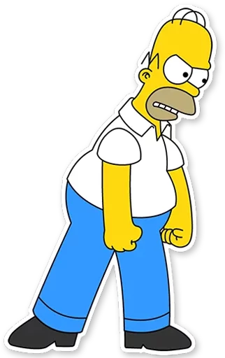 Homer Simpson Telegram Sticker #22 - Homer Simpson #22