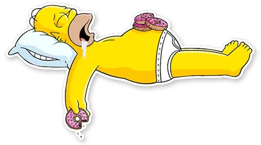 Homer Simpson Telegram Sticker #23 - Homer Simpson #23